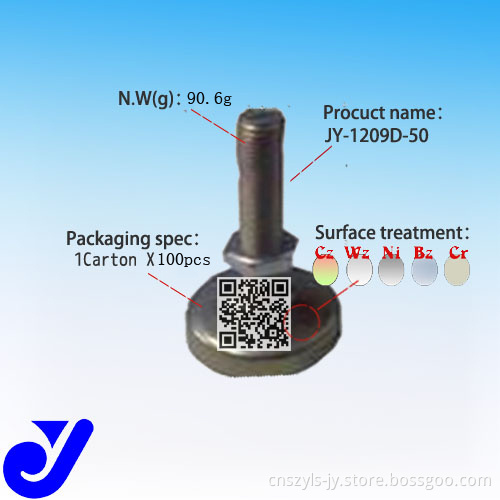 Foot Pad Fittings for Pipe Rack|Hardware Accessories